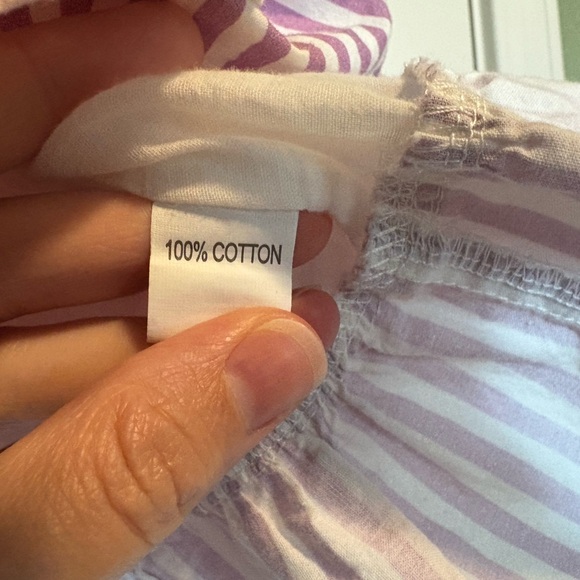 Olive Mae Floral Pink Cotton Dress with Ruffle Sleeves - Picture 6 of 6